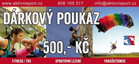 poukaz AktivníSport.cz 500