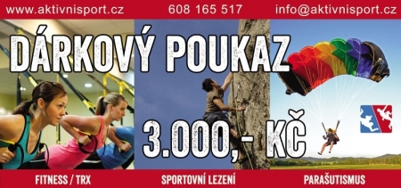 Dárkový poukaz AktivníSport.cz