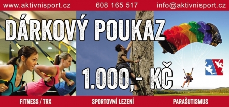 Dárkový poukaz AktivníSport.cz